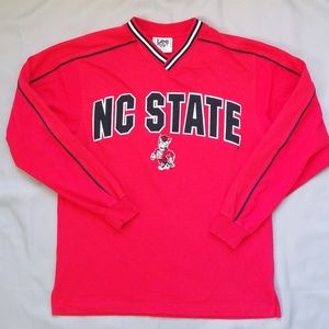 Mens M NC State Long Sleeved T Shirt